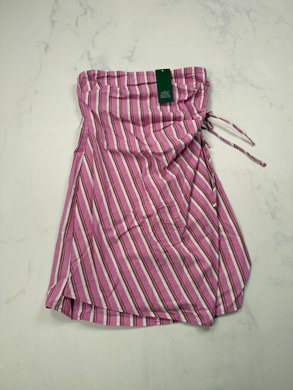 Wild Fable Pink Wrap Skirt Pink 2000s Adjustable - Womens XS